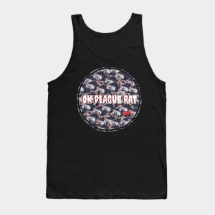 OK Plague Rat One Red Hat Crowd Design Circle Tank Top